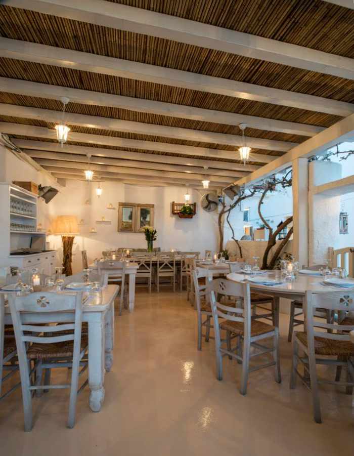 M-eating Mykonos interior view photo -2 from the restaurant's Facebook page