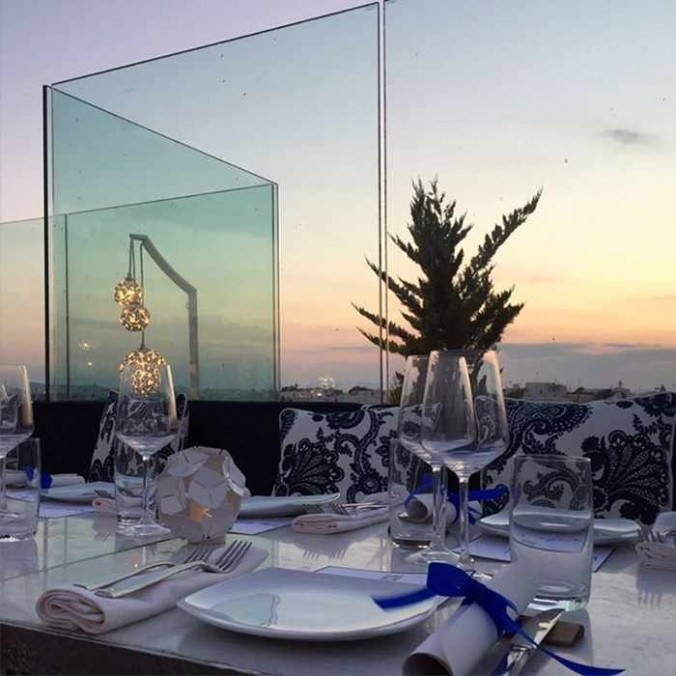 New Thea restaurant at Belvedere Hotel Mykonos photo from the Belvedere Facebook page