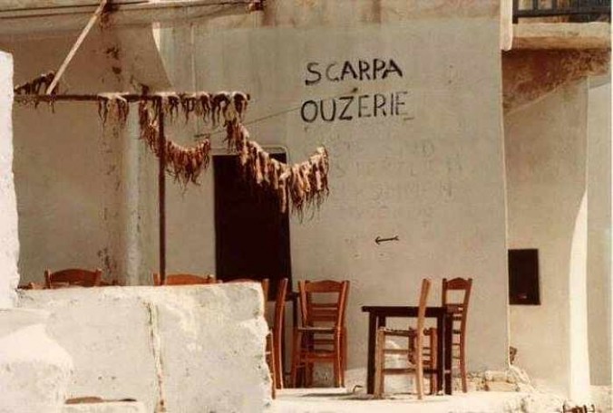 Scarpa Mykonos Facebook photo of Scarpa 30 years ago