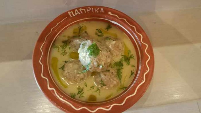 Traditional Greek dish offered at Paprika Grill in Ano Mera Mykonos