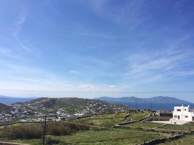 View toward Tinos from Colours of Mykonos suites photo from the Colours facebook page