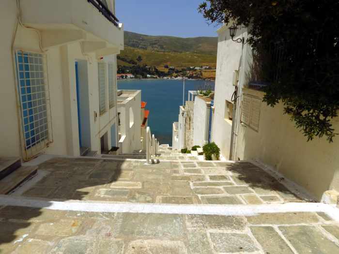 a lane in Andros Town
