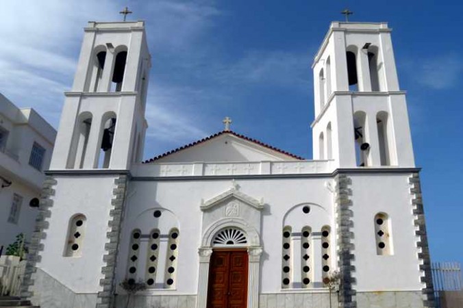 A church in Andros Town