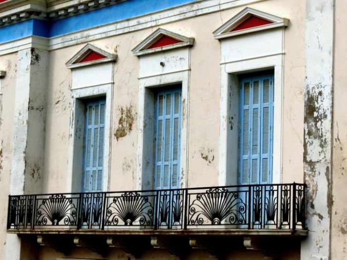 a mansion in Andros Town