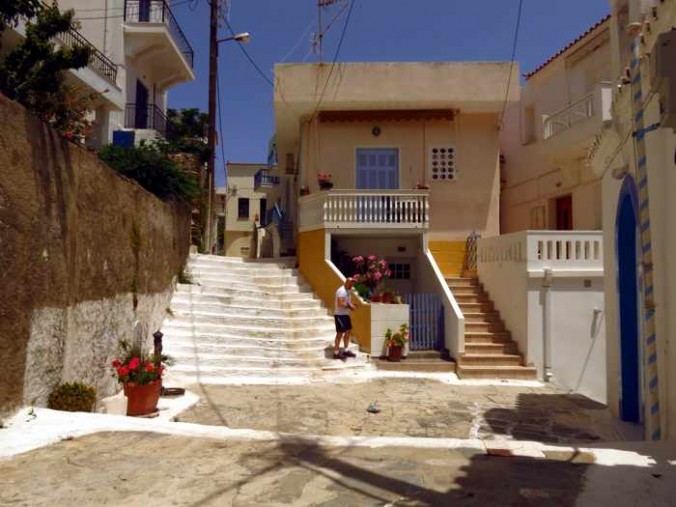 a lane in Andros Town