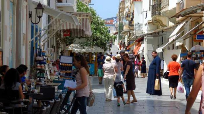 Empirikou Street in Andros Town