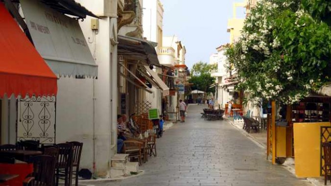 Empeirikou Street in Andros Town