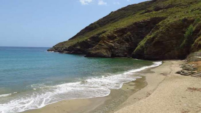 Gialia beach on Andros