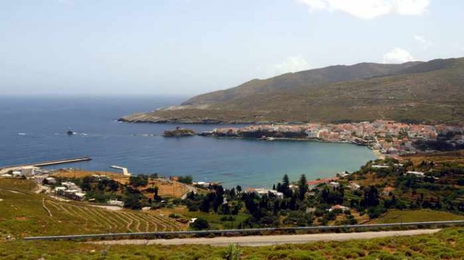 View toward Andros Town
