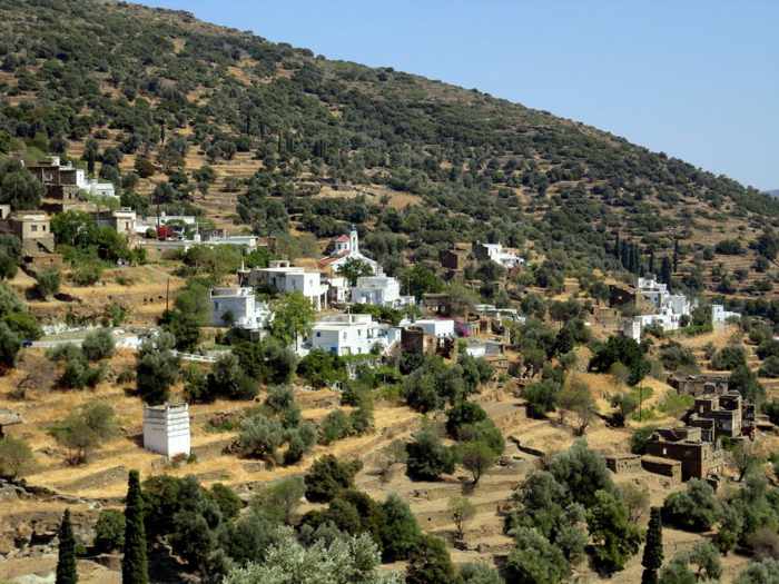 Kapparia village Andros 