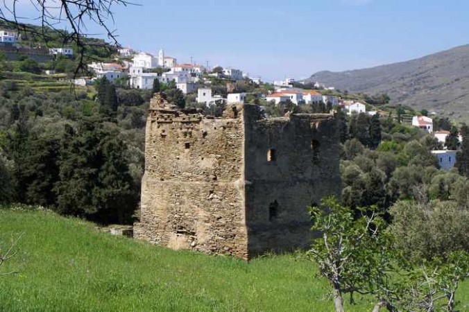 an old tower in Korthi photo by G Glynos on Panoramio