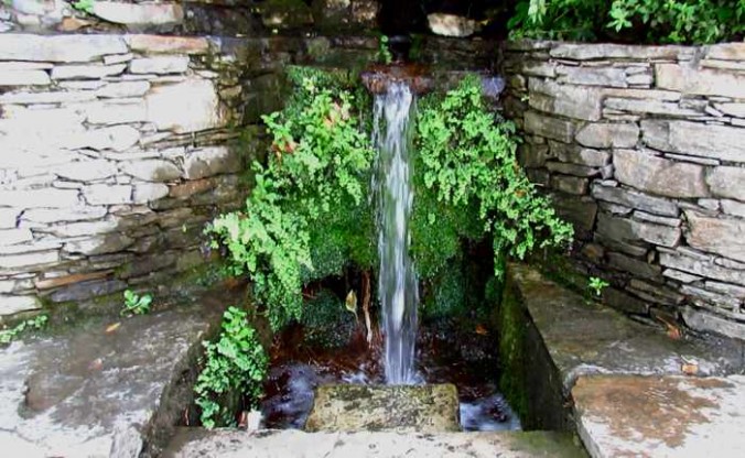 a water stream at Menites