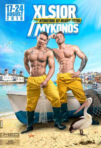 2016 Xlsior Festival Mykonos promotional poster