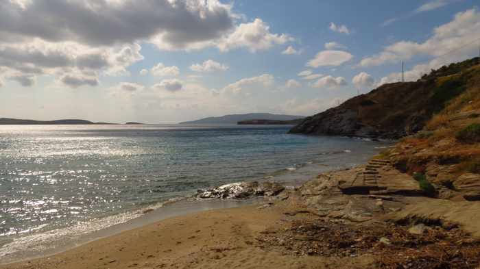 Delavoyia beach on Andros