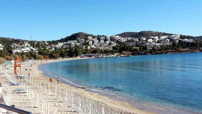 Athenian Riviera beach near Vouliagmeni