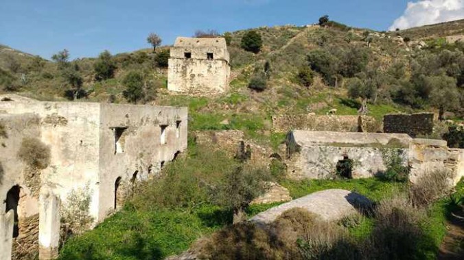 Jesuits Palace near Kalamitsia on Naxos