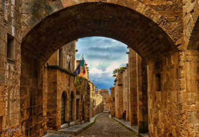 Angela D. Photos image of Street of the Knights in Rhodes