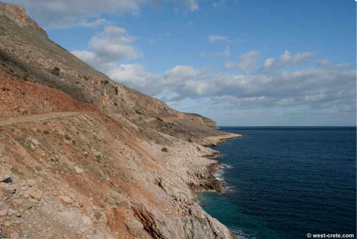 Balos beach road photo from west-crete.com