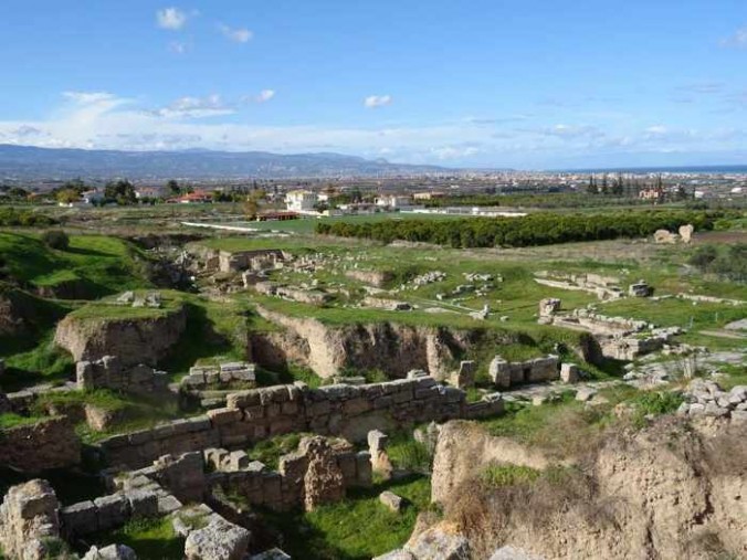 Sally Harper photo of ruins at Ancient Corinth