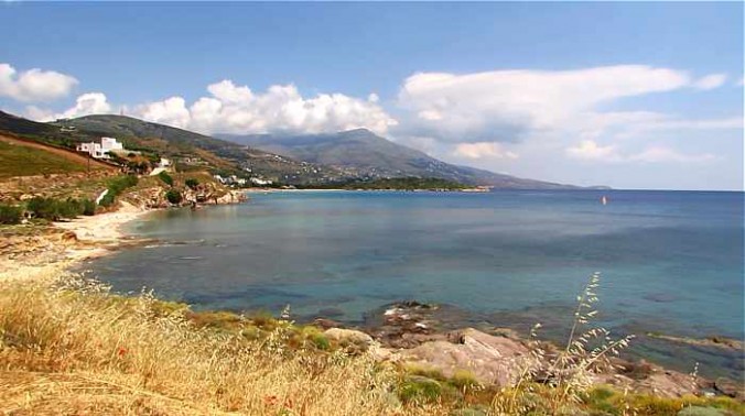 Andros island west coast