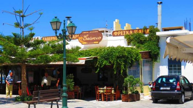 Epineio restaurant in Tinos