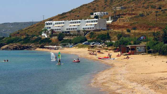 Kipri beach on Andros