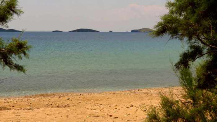 Kipri beach on Andros