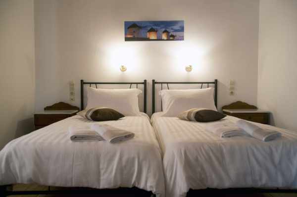 Seethrough Mykonos resort room interior