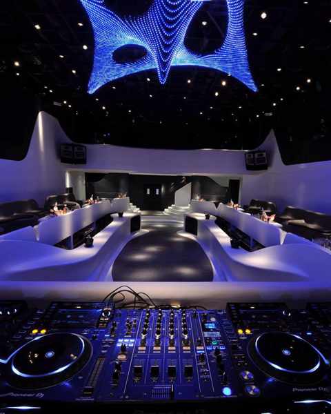 VOID Mykonos nightclub interior photo