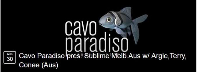 Cavo Paradiso party event