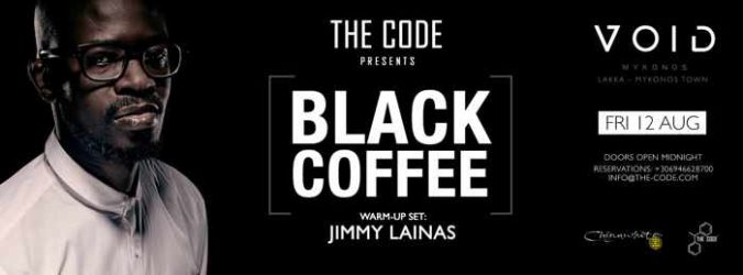 VOID nightclub Mykonos presents Black Coffee