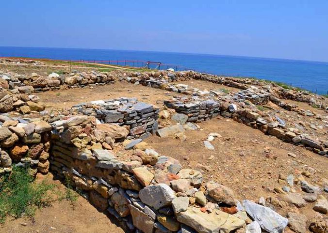 Palamari archaeological site on Skyros