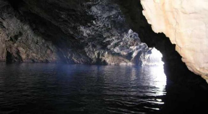 Skyros sea cave
