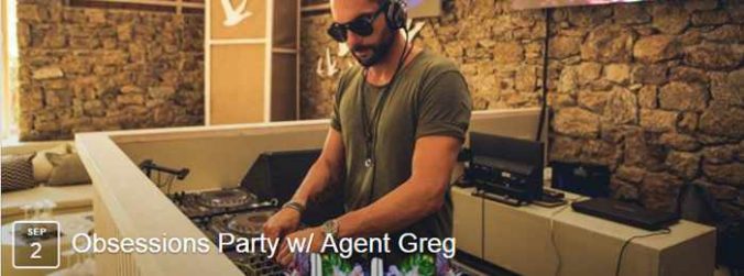 Kalua Bar Mykonos Obsessions party with DJ Agent Greg