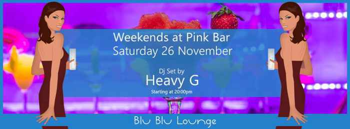 Party event at Blu Blu Lounge's Pink Bar in Mykonos