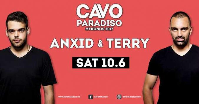 Cavo Paradiso Mykonos presents AnXid and Terry on June 10