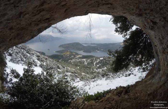 Koutoupa cave at Ithaca island Greece