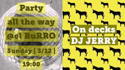 El Burro Mykonos party event