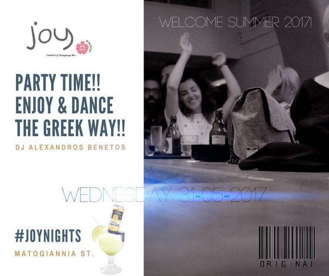 Joy Bar Mykonos party event
