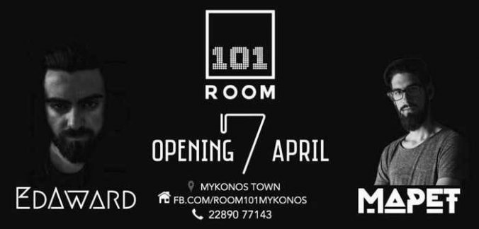 Room 101 club Mykonos opening announcement