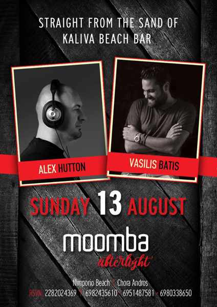 Moomba Afterlight bar on Andros party event