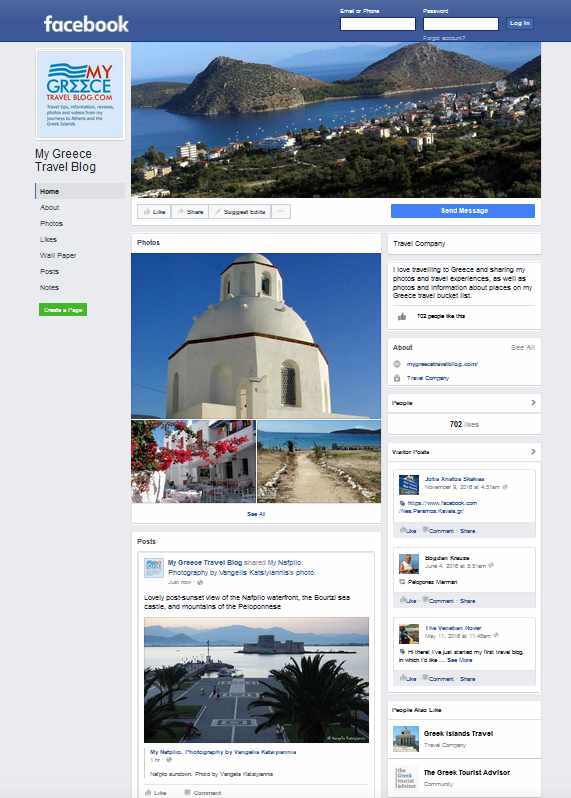 MyGreeceTravelBlog Facebook page