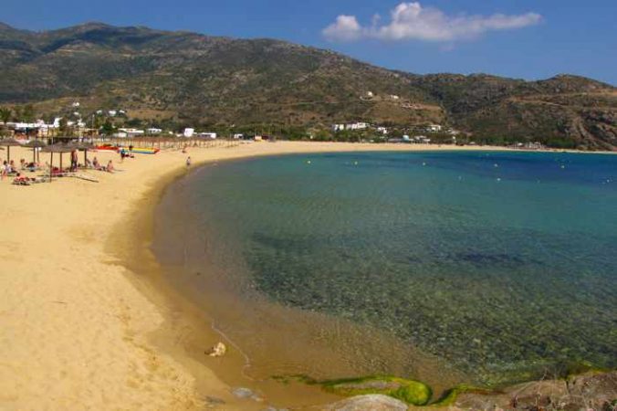 Mylopotas beach on Ios