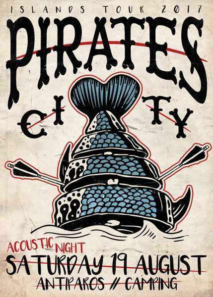 Pirates City show on Antiparos