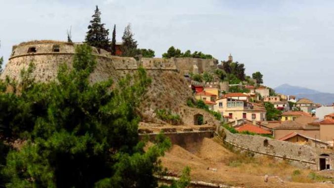 Acronauplia fortress and Nafplio Old Town