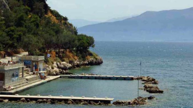 Banieres swimming area on the Nafplio seafront
