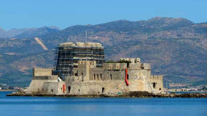 Bourtzi sea fortress at Nafplio