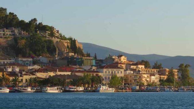 port view of the Old Town of Nafplio