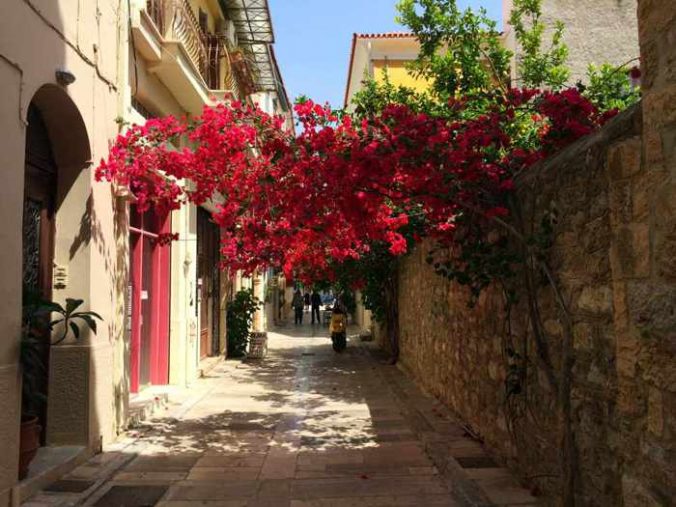 a lane in the Nafplio Old Town