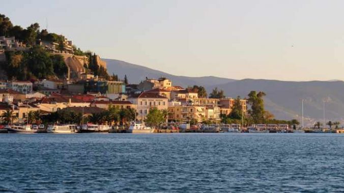 nafplio seen from the port